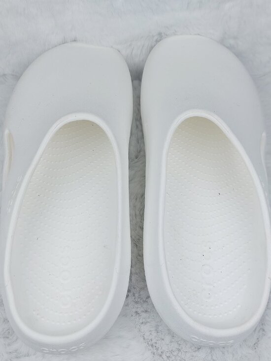 Crocs Men\'s Ice White Mellow Recovery Comfort Slip-On Clogs Size 12 main image 7